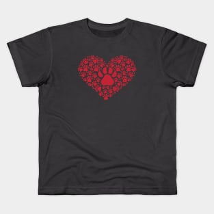 Paws Love Kids T-Shirt